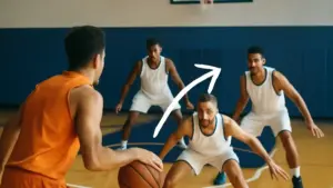 Difesa sul pick and roll: come il difensore del bloccante comunica il passaggio sotto