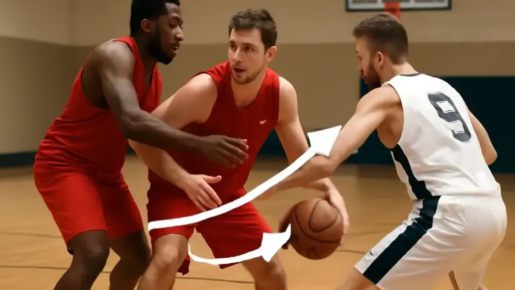 Crossover frontale nel basket: come cambiare mano senza esporre la palla