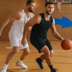 Palleggio tra le gambe nel basket: come coordinare passo e cambio di mano